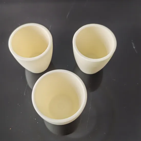 Arc Alumina Crucible Refractory Ceramic Crucible Laboratory Consumables Sintering Crucible Manufacturers